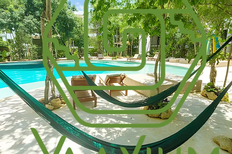 PH 1 hab. equipado c/alberca 402Este Oasis Yaaxlum