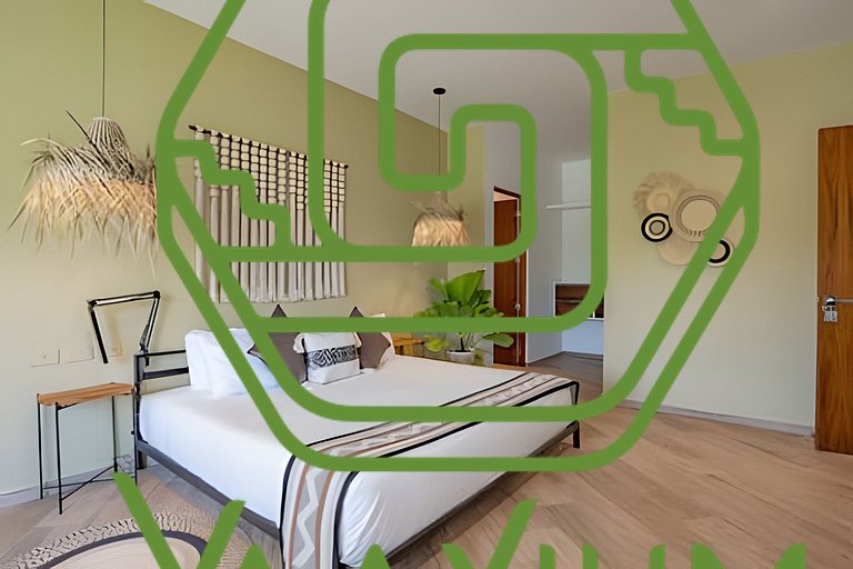 Bello y elegante estudio lock off 203N-B